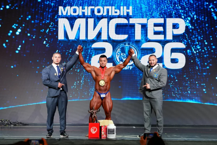 Монголын Мистер 2026-ийн үнэмлэхүй аваргаар Б.Идэрмөнх тодорлоо.